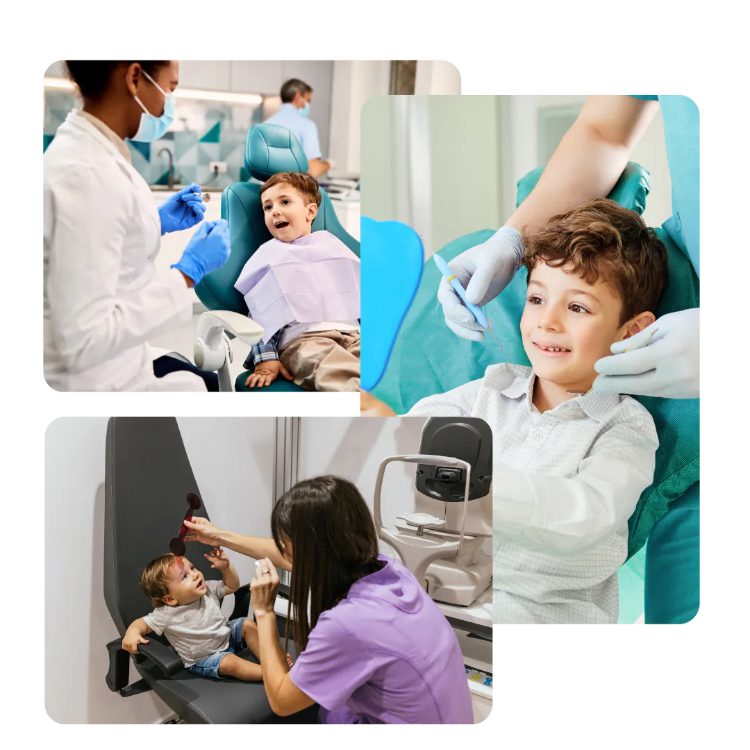 Imágenes del tratamiento dental